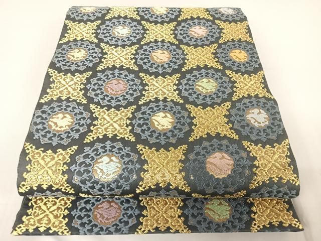 平和屋着物○皇室・伊勢神宮御用 御御帯 山口美術織物 山口弘躬監修 六