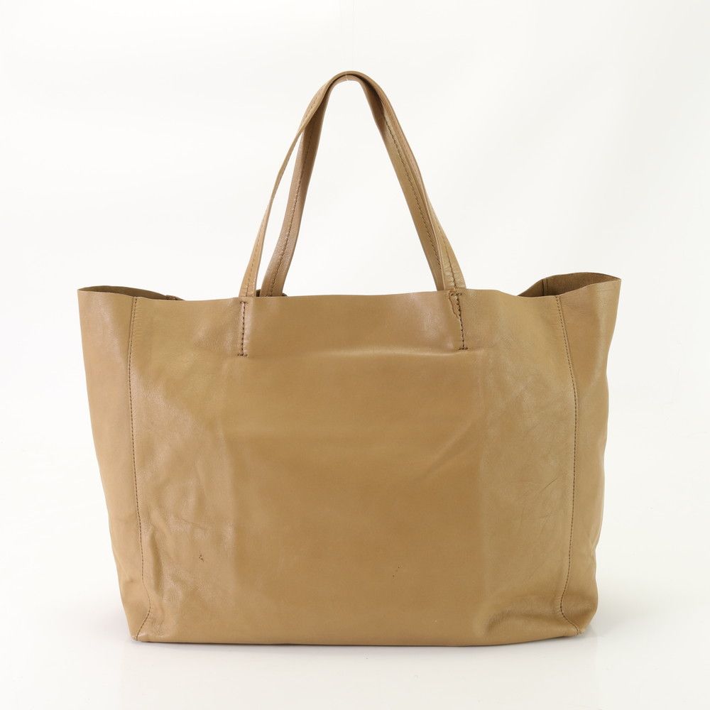 美品 セリーヌ ホリゾンタルカバ レザー トート バッグ ショルダー