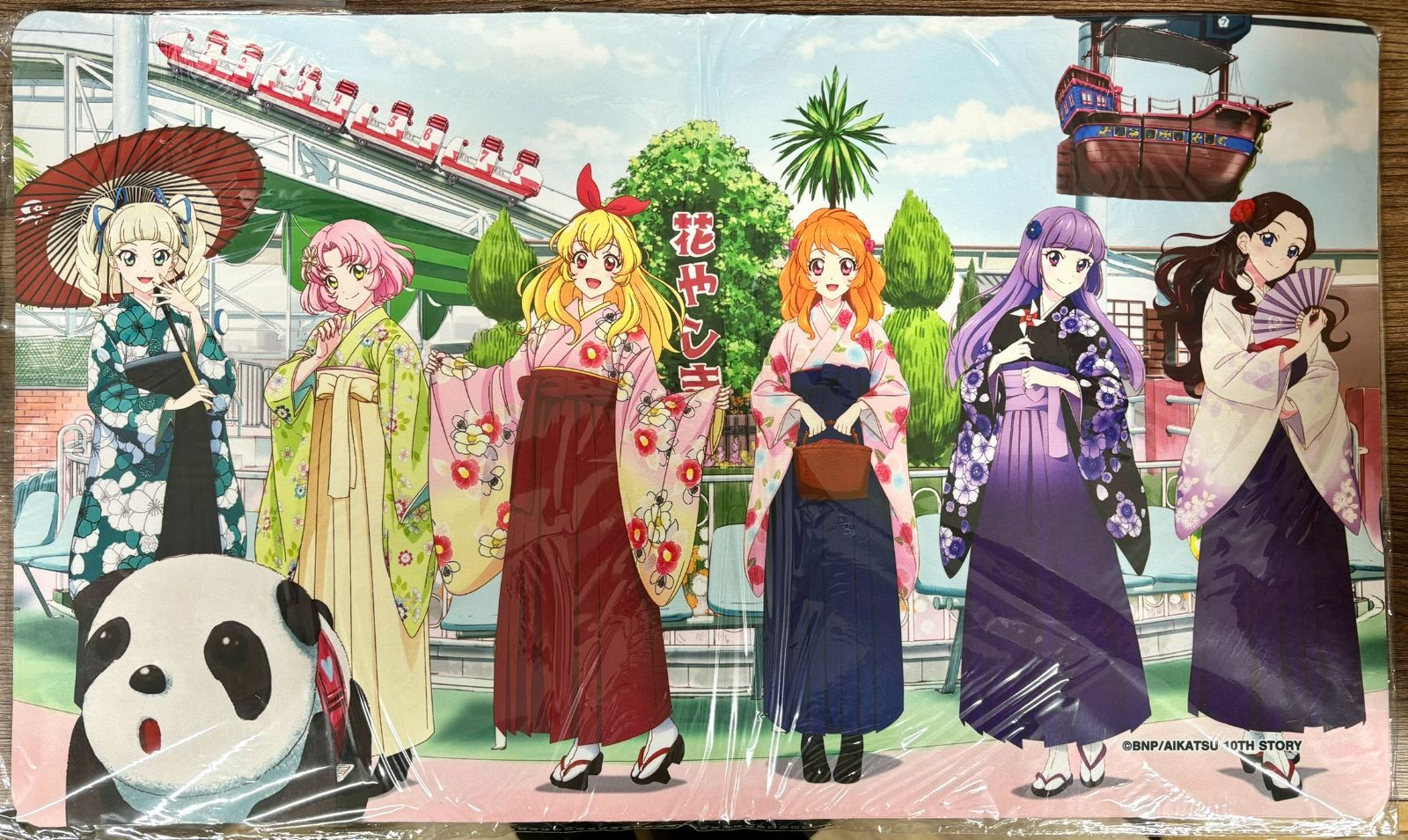 アイカツ 北大路さくら 袴 ver. マルチデスクマット 花やしき ラバーマット アイカツ！ 10th STORY ～未来へのSTARWAY～ - 描き下ろし