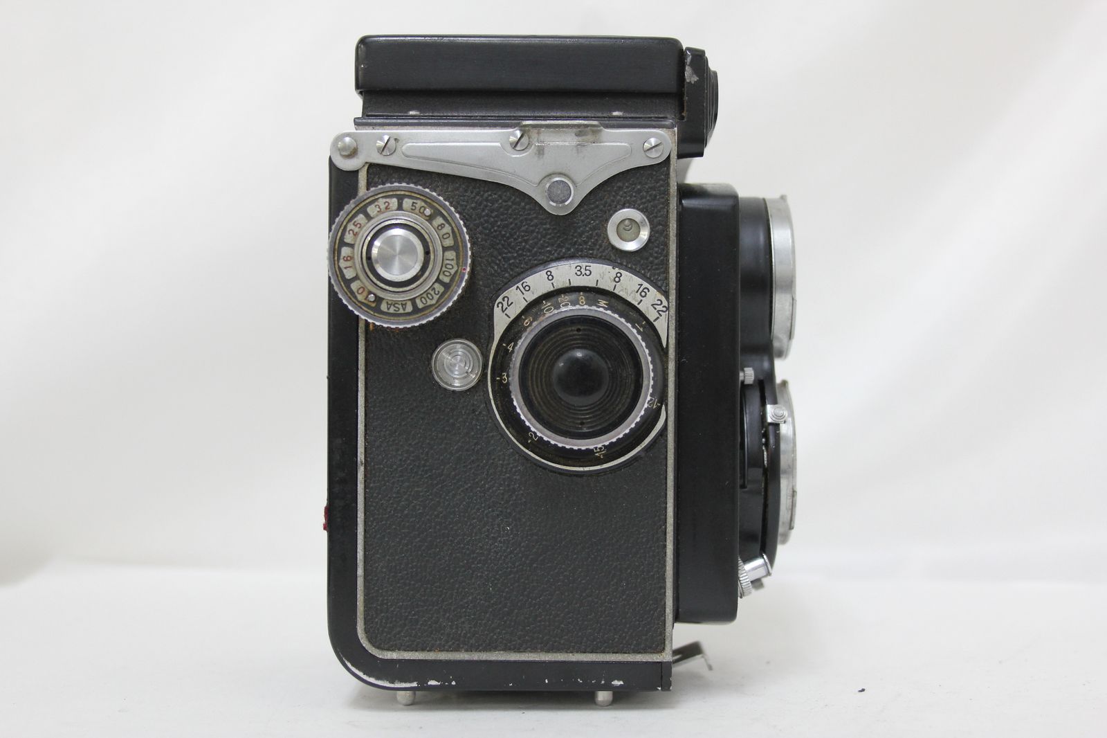 ★極上品・完動品★ヤシカ Yashikor 80mm f3.5 #1327 返品保証】 ヤシカ YashicaFlex Yashikor 80mm F3.5 二眼カメラ v7192