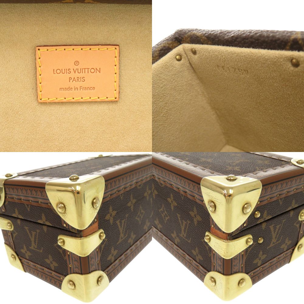美品 ルイ ヴィトン コフレ トレゾール20 モノグラム ブラウン
