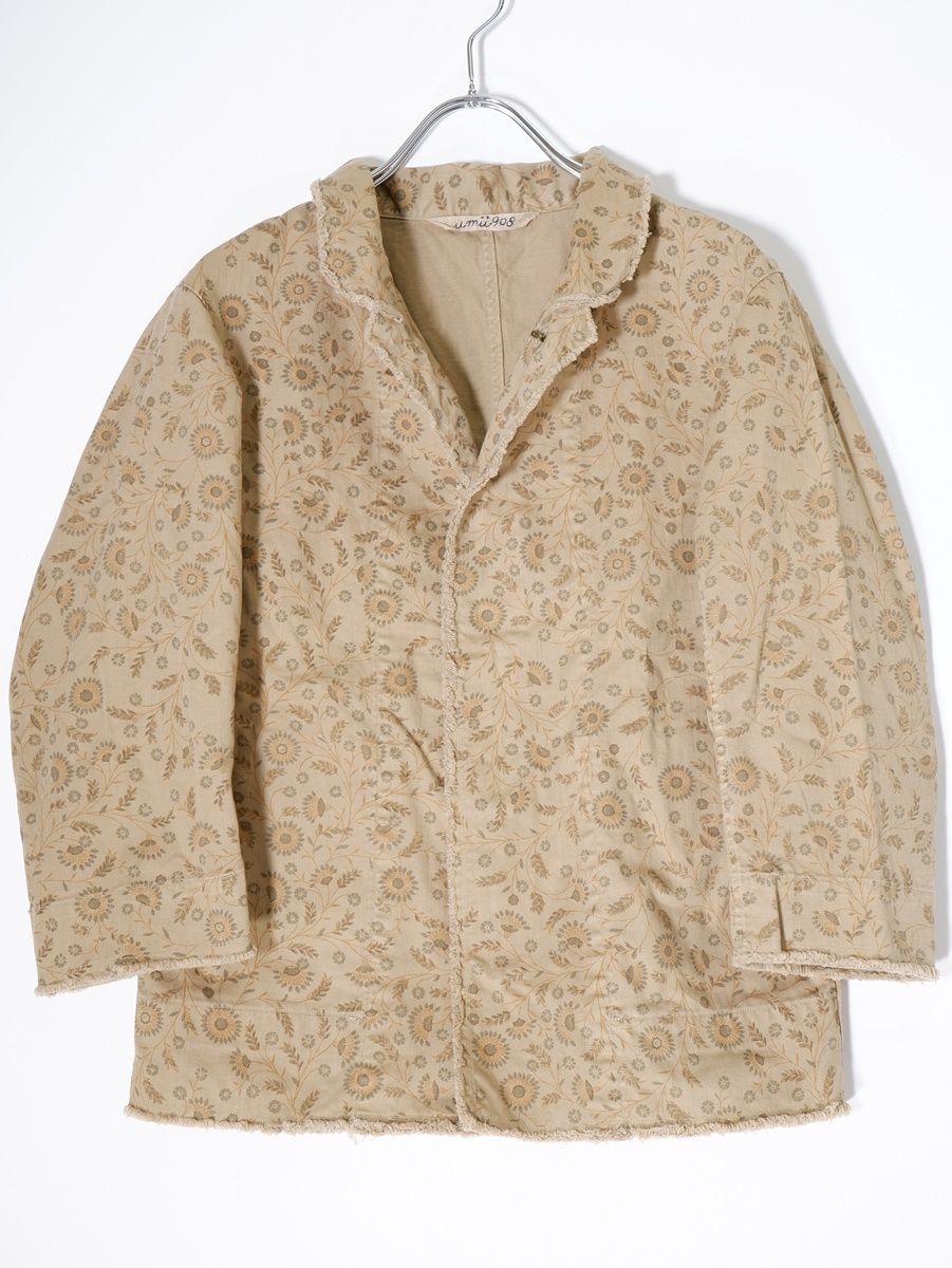 45R 花柄ジャケット 花柄 テーラードジャケット – 古着屋Top of the Hillのネット