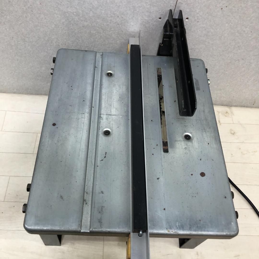 送料無料 RYOBI 丸ノコ MW-145 147mm 自作テーブルソー Makita天板 フェンス付 木工 DIY 集成材 造作用チップソー 2002年製 現状渡し 88264-2