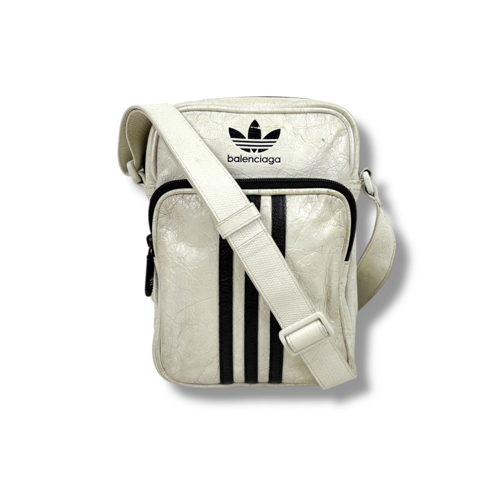 バレンシアガ×アディダス BALENCIAGA adidas ショルダーバッグ レザー