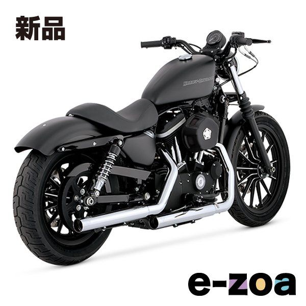 VANCEu0026HINES（バンスアンドハインズ） StraightShots HS ストレートショット スリップオン クローム マフラー 1801-0088 (2630450)