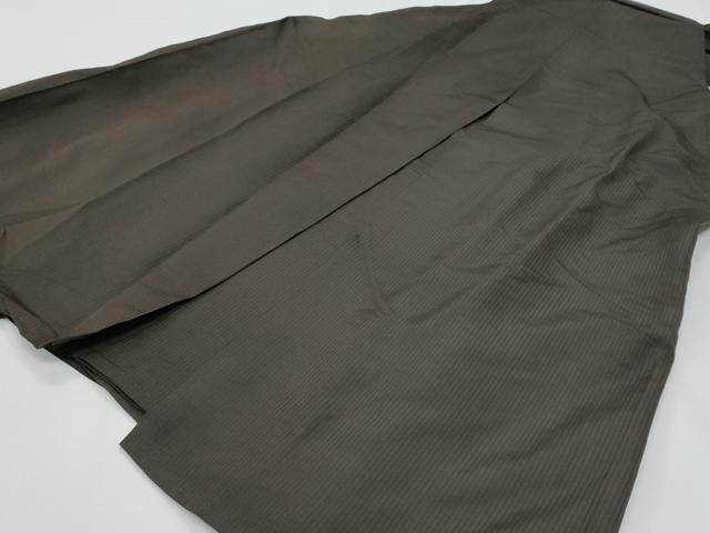 平和屋着物○男性 馬乗り袴 桑茶色 洗える着物 CAAZ1102vf 馬乗袴 細縞  