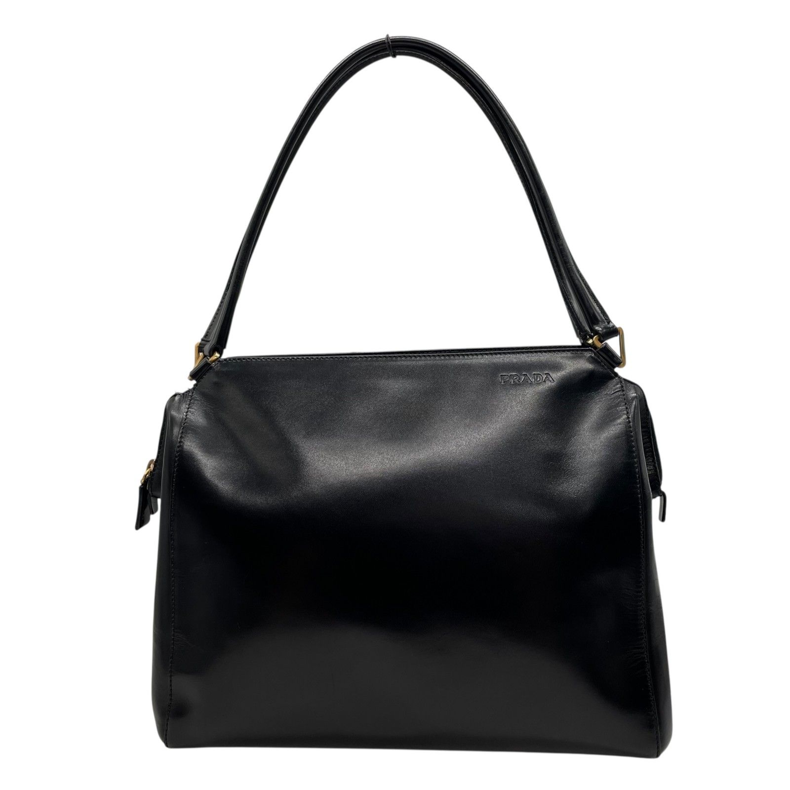 PRADA - 美品 プラダ ギャランティカード付 ジャガード ロゴ BT0550 美 
