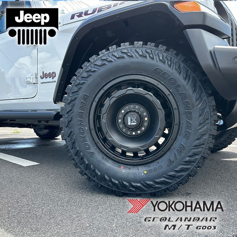 Wrangler JEEP ラングラー JL JK 17インチ LEXXEL SwaGGer YOKOHAMA ヨコハマ ジオランダー MT G003  265/70R17 285/70R17 33x12.50R17 35x12.50R17 - メルカリ