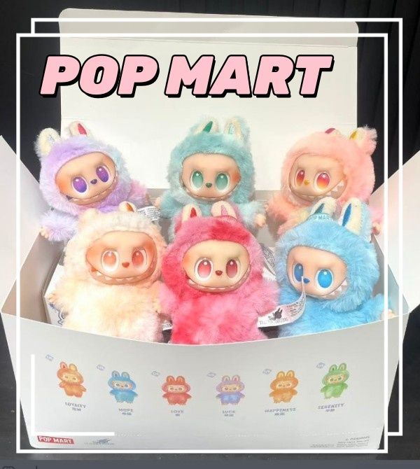 labubu 3代目 popmart THE MONSTERS シリーズぬいぐるみペンダント 6点セット 1ボック