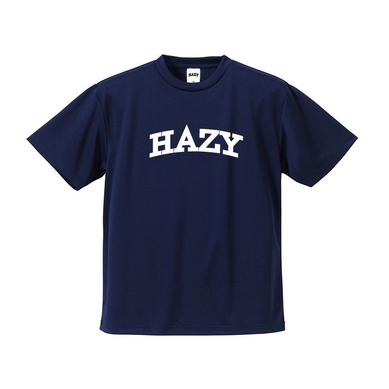 HAZY LOGO TEE ( Navy / White )