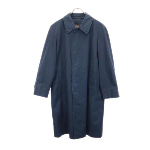 【美品】Burberrys　バーバリーズ　ロングコート ネイビー　90s 古着 バーバリーズ 90s オールド ステンカラー コート L ネイビー系