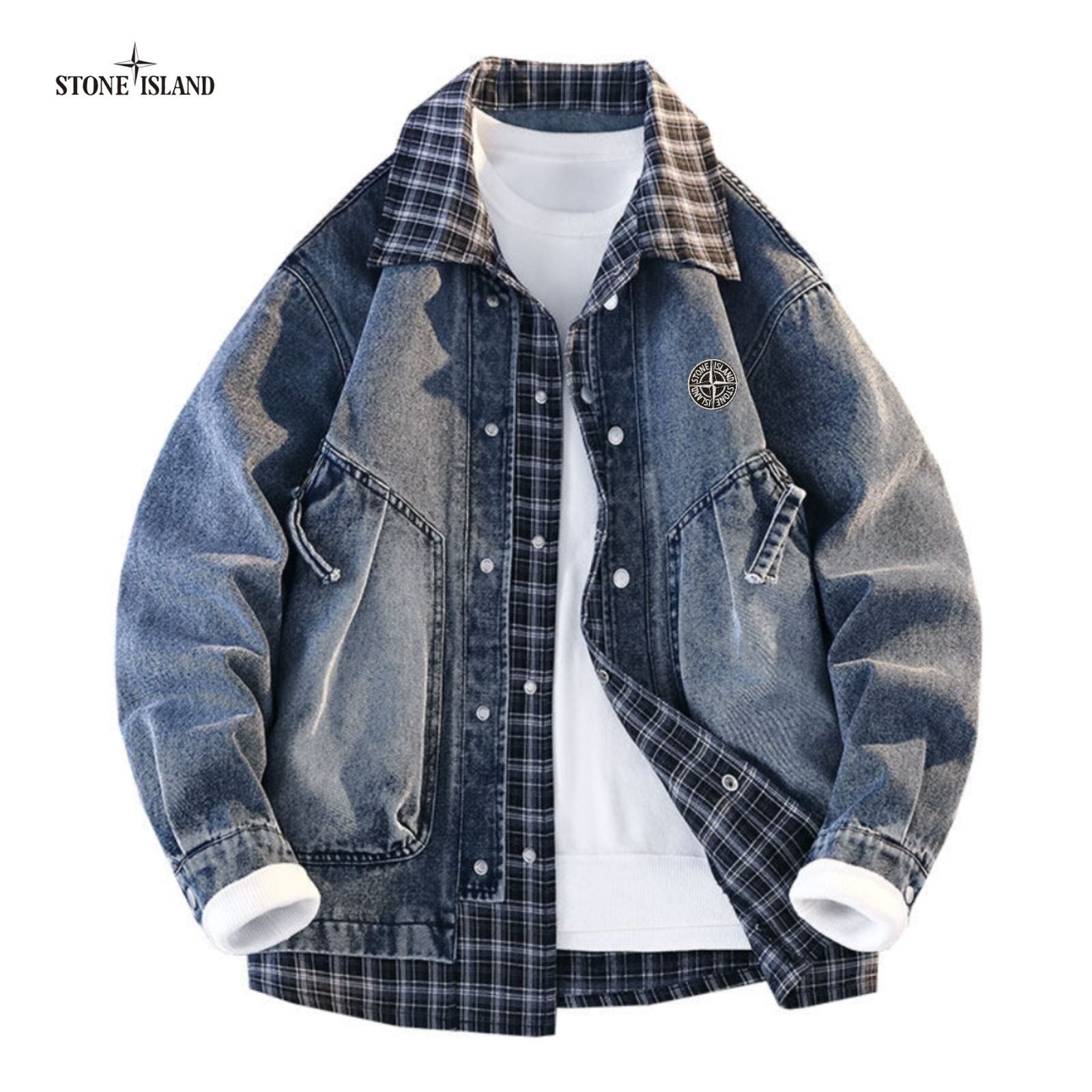 ストーンアイランド　デニム　ジャケット　XL ストーンアイランドデニムジャケット