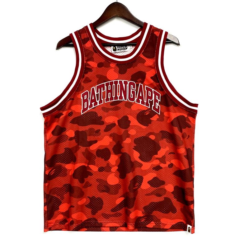 APE バスケットボール Mサイズ ATTACHIMENT 総柄タンクトップ SIZE:2 A