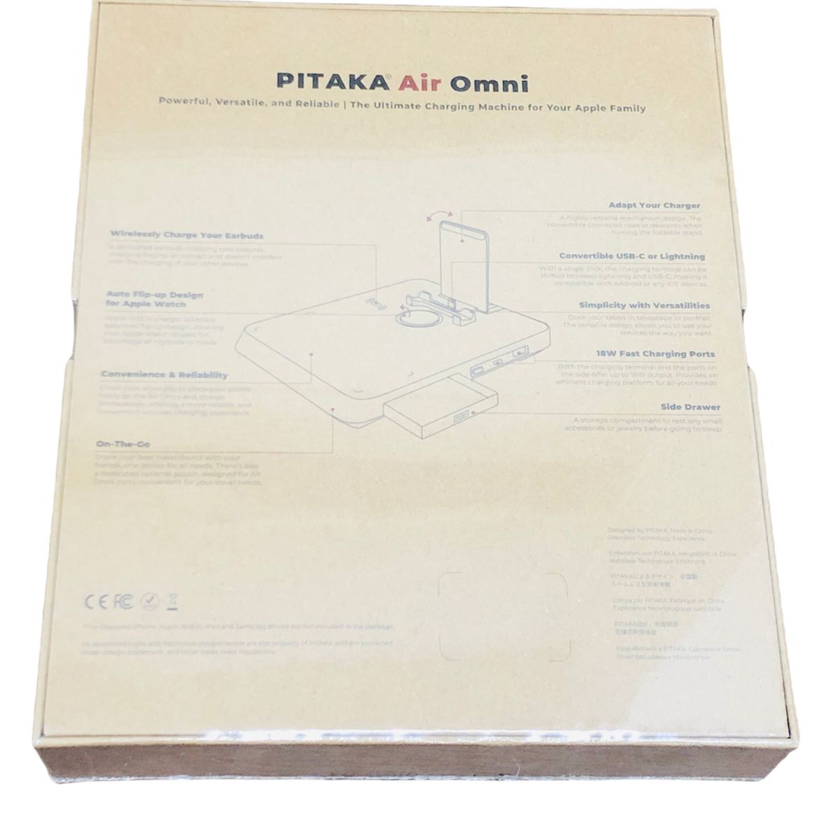 【新品】PITAKA　Air Omni エアオムニ　6台同時マルチ充電器バッテリー/充電器
