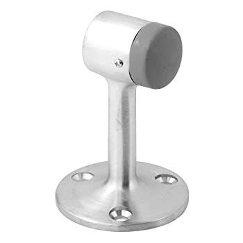 prime-line製品J 4603ドア床停止with 2???1?/ 4インチ直径、つや消しクローム/メッキ真鍮