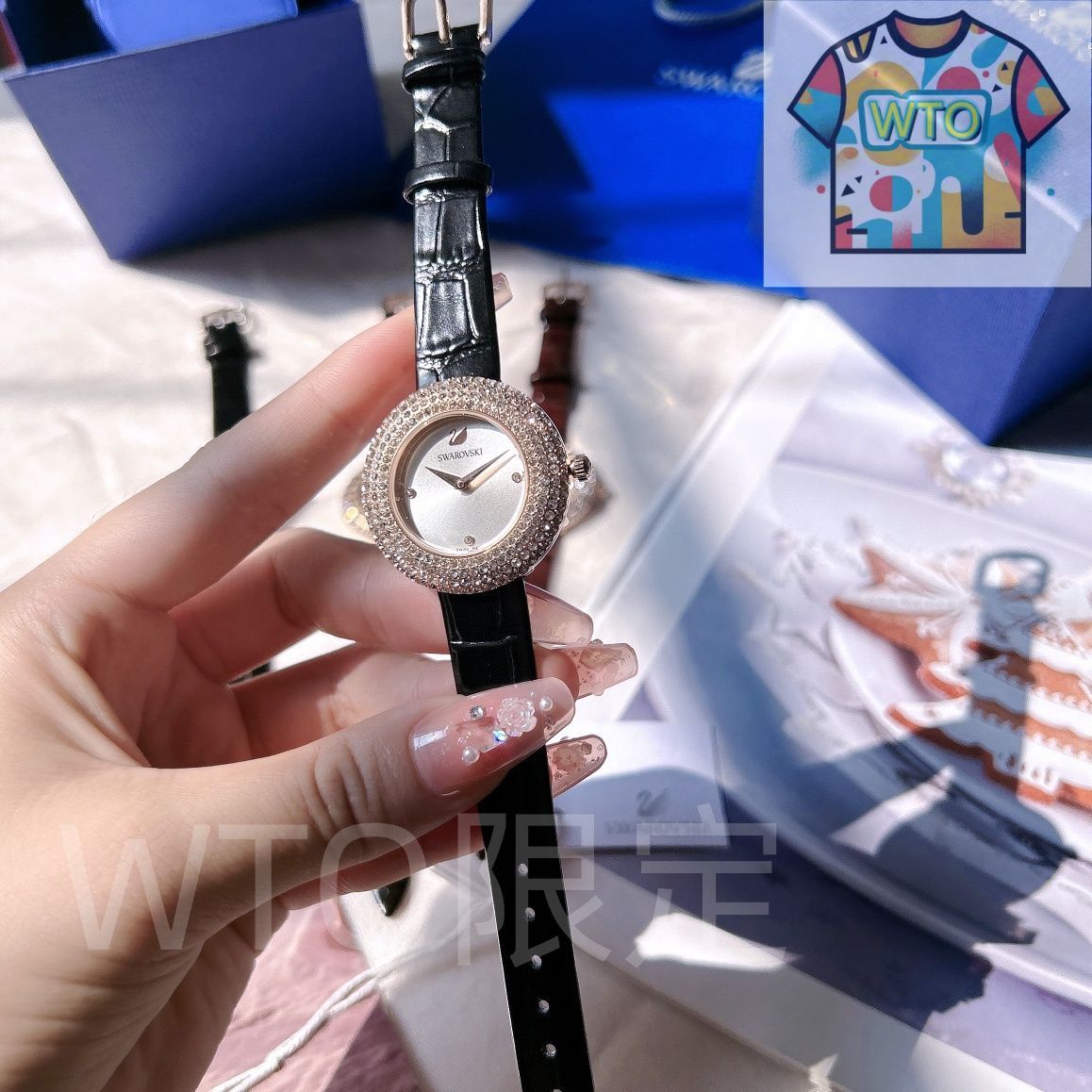 SWAROVSKI スワロフスキー 509542 クォーツ 腕時計 SWAROVSKI スワロフスキー クォーツ 腕時計 - メルカリ
