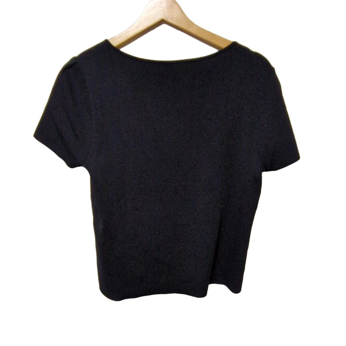 FOXEY フォクシー 半袖セーター サイズ42 L レディース - 41457 黒