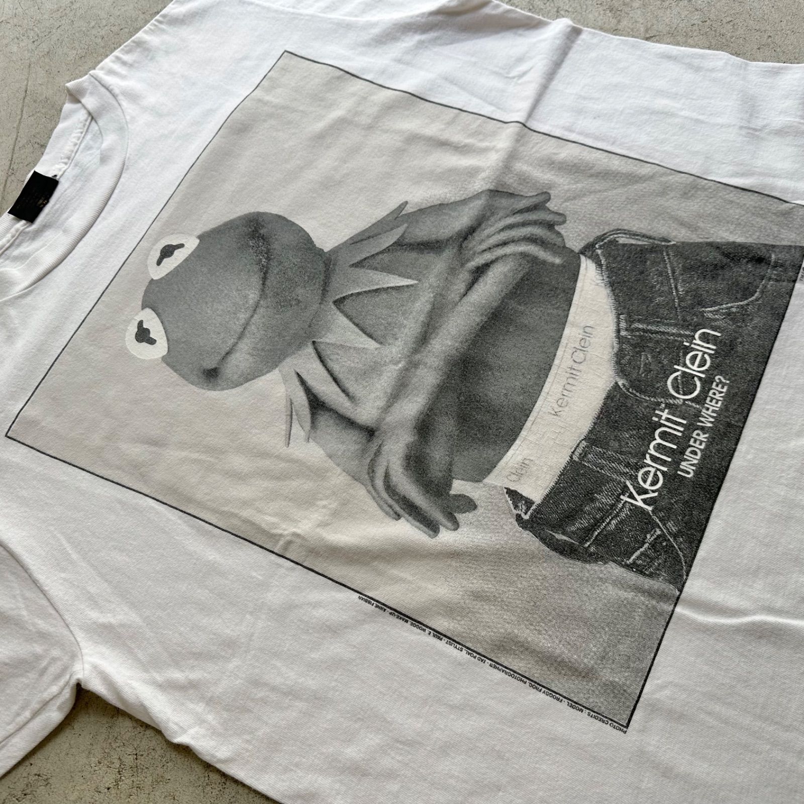 Changes カーミット カルバンクライン コラボ Tシャツ 90's / Changes / The Muppets Kermit Clein Tee | ASCENT