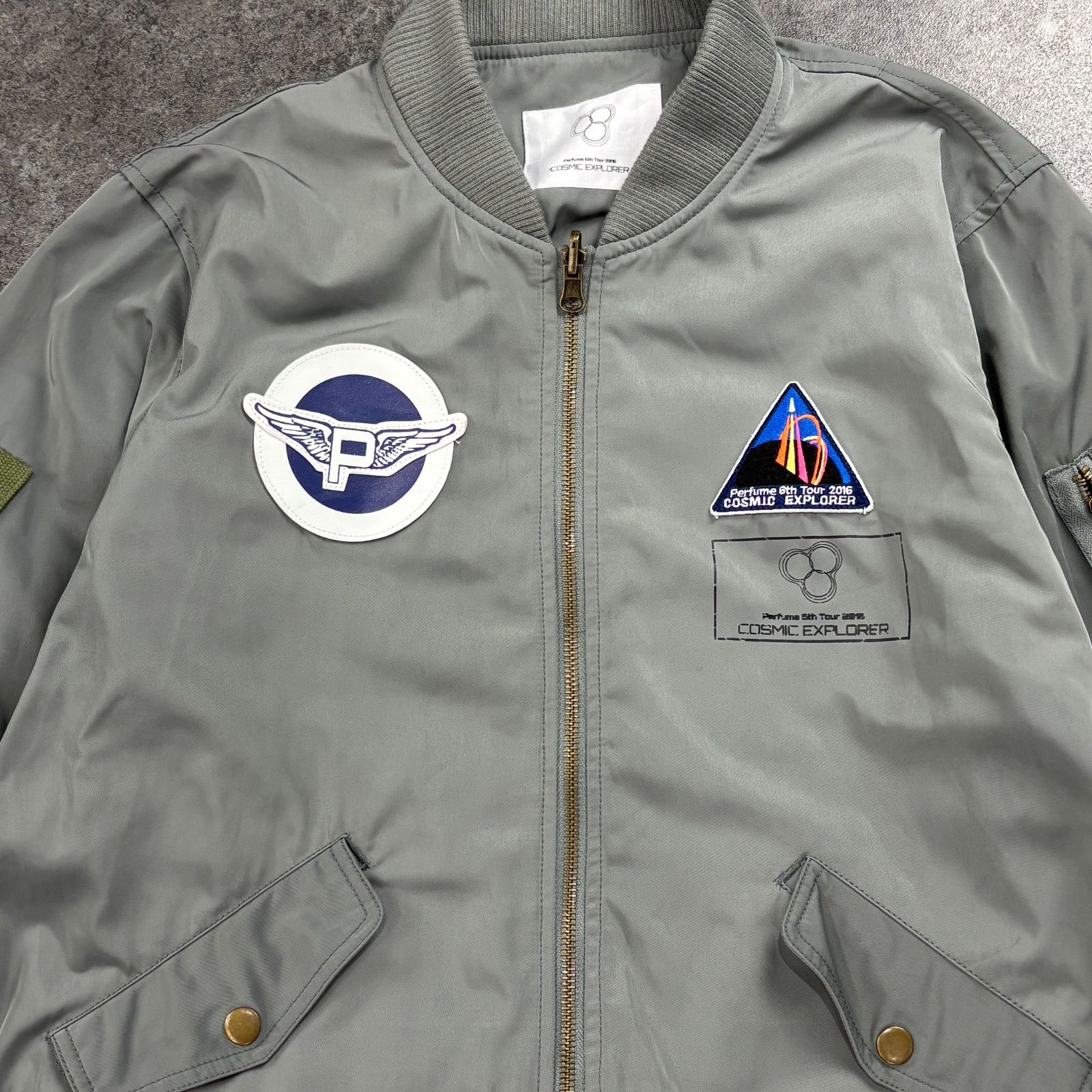 Perfume MA-1 パフュームCOSMIC EXPLORER 2016上着 O1 希少 限定 Perfume 6th Tour 2016 COSMIC EXPLORER