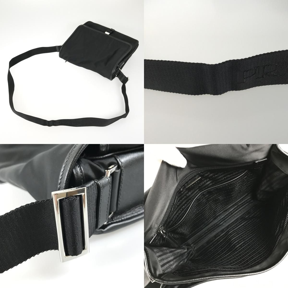 プラダ PRADA 2VD166 ナイロン メッセンジャーバッグ sh【中古