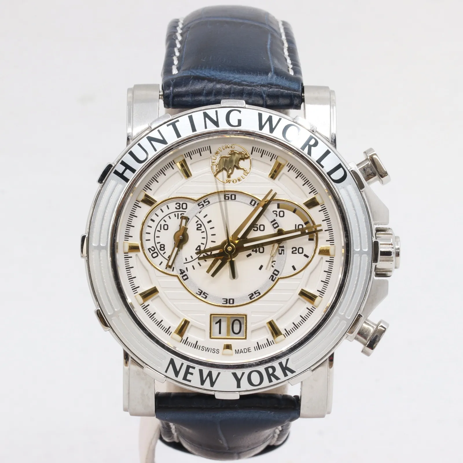 【稼働】 HUNTING WORLD HW-913 クロノグラフ 腕時計 楽天市場】HUNTING WORLD イリスクロノグラフ HW-913 メンズ