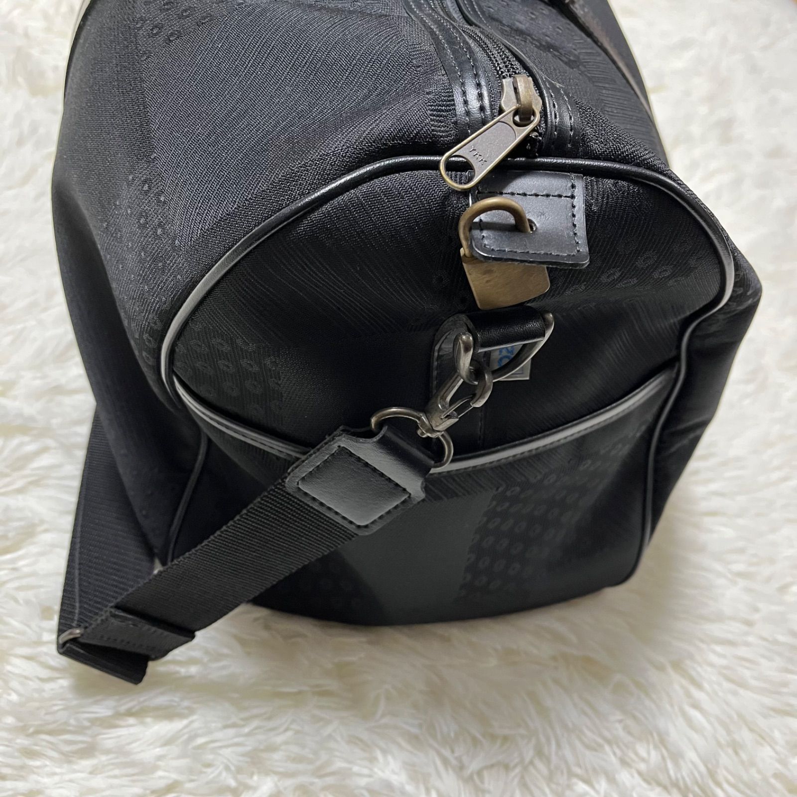 【美品】KENZO ケンゾー　ボストンバッグ　2WAY シャドー柄　ジャガード KENZO ケンゾー 2way ボストンバッグ シャドー柄 ジャガード生地