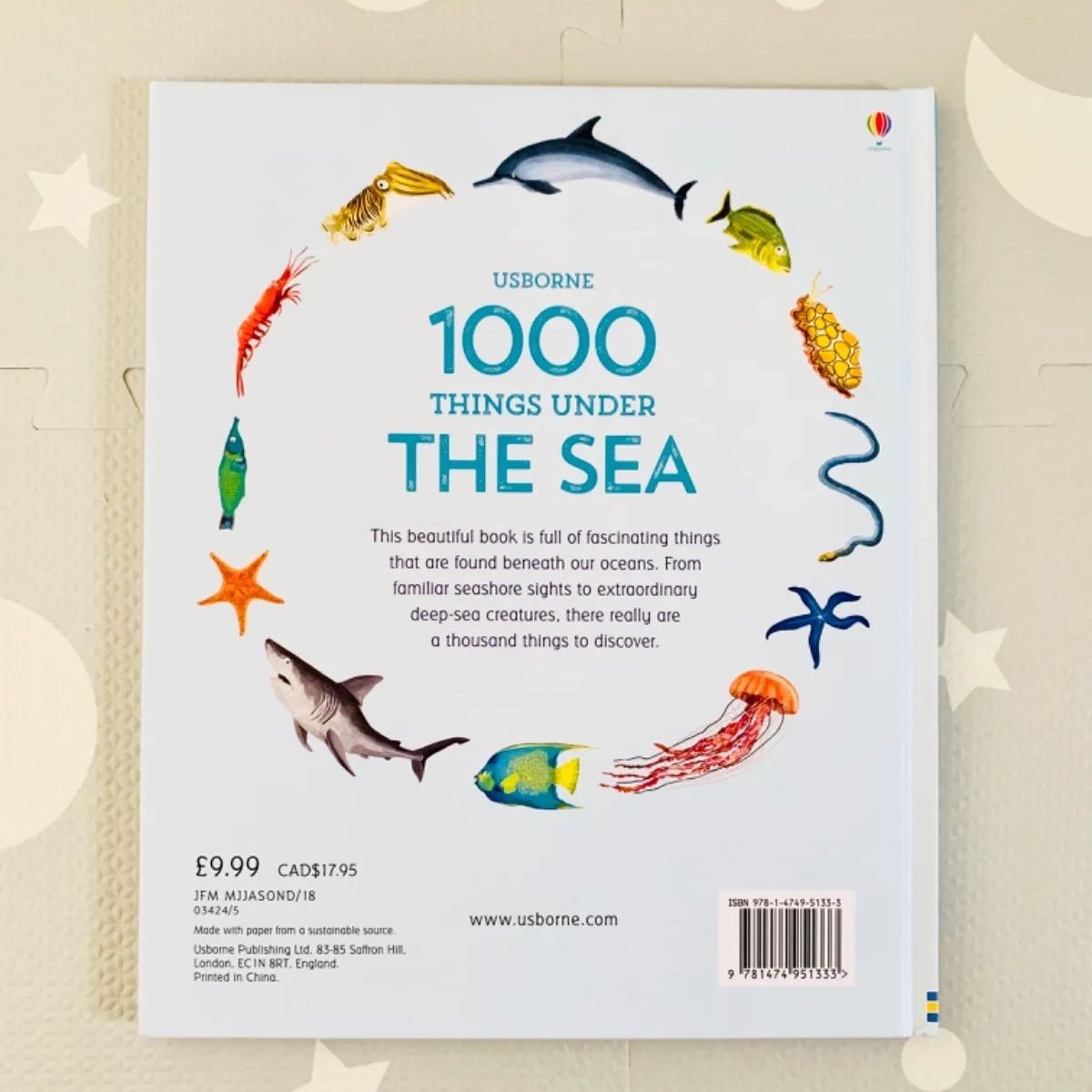 Usborne 1000 Things Under the sea 英語図鑑 英語絵本 英単語 海洋