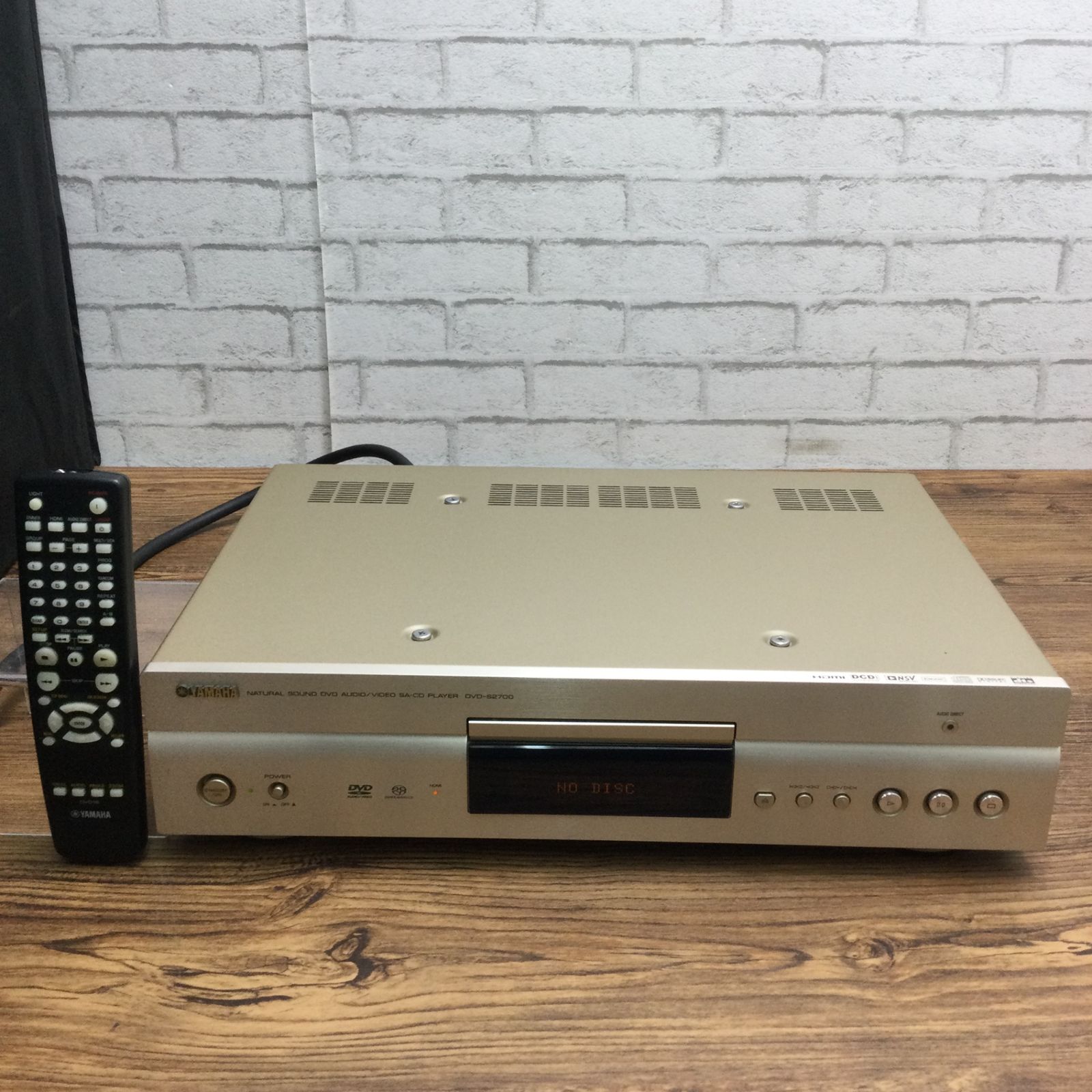 3422 動作 済 YAMAHA ヤマハ DVD-S2700 HDMI搭載 CD|DVD|SACD ユニバーサルプレーヤー リモコン付