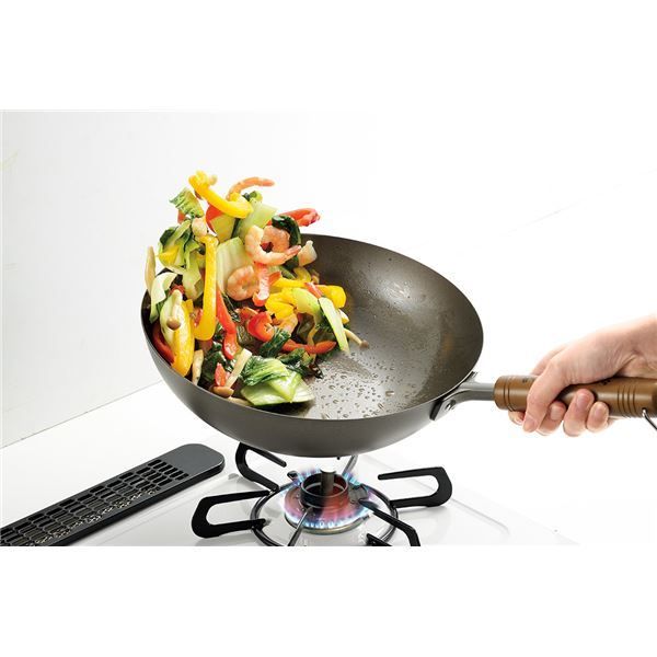 燕人の匠 桜吟 チタンいため鍋28cm お玉 ヘラ 箱入り OGT-3001S