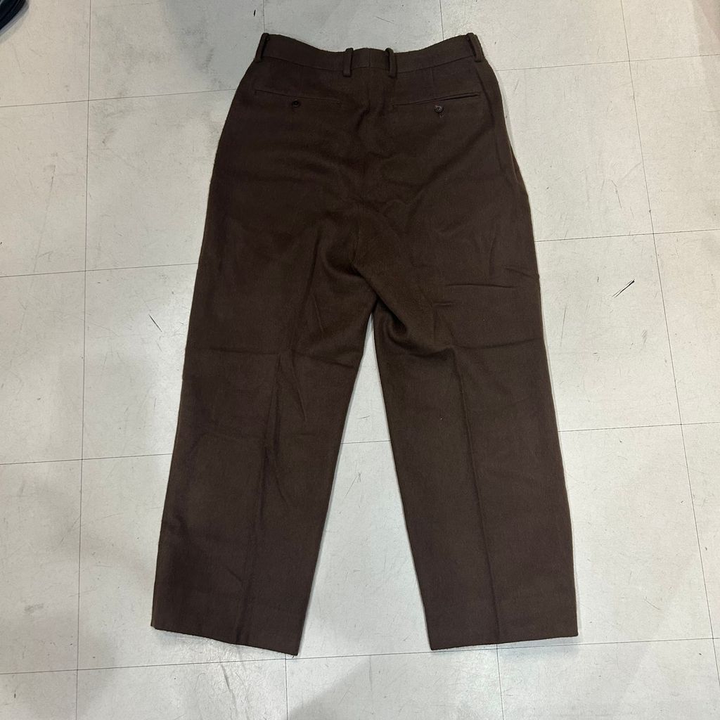 AURALEE オーラリー 23AW/BABY CAMEL FLANNEL SLACKS スラックスパンツ