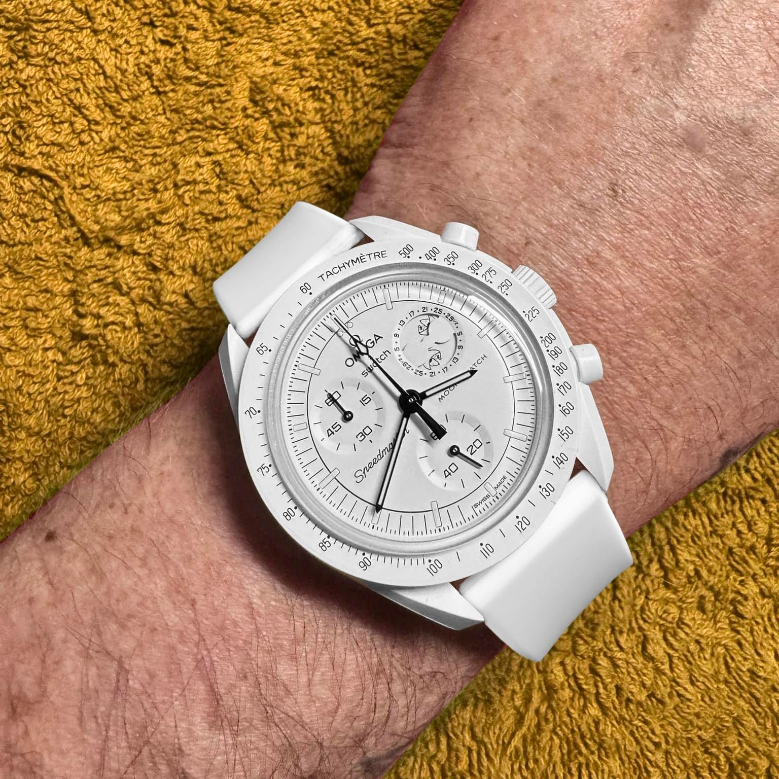 Ocdin] 20mm 腕時計バンド Omega X Swatch オメガとスウォッチ