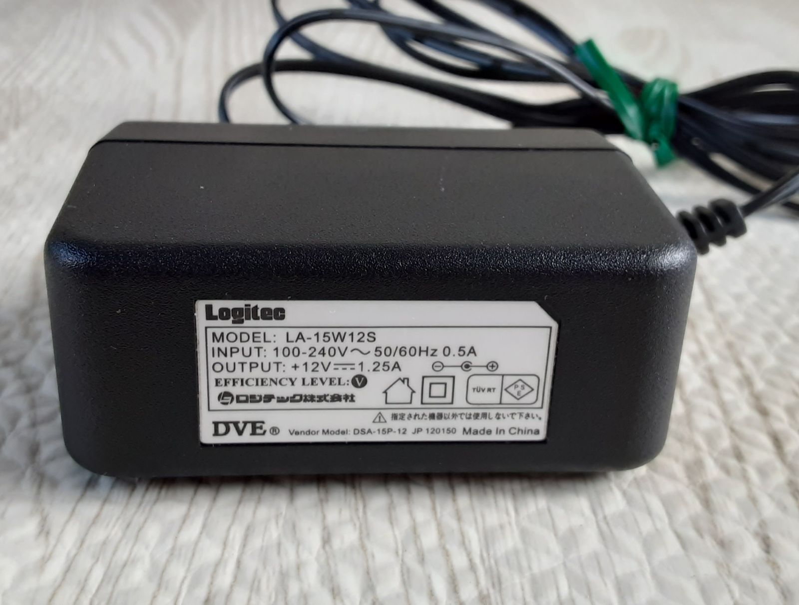 Adapter Logitech LA-15W12S 12V 1.25A