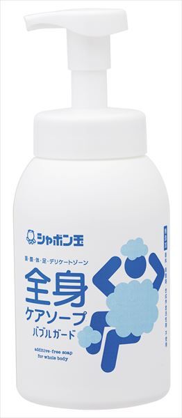 まとめ買い-12点セット 全身ケアソープバブルガード本体 シャボン玉石けん ボディソープ