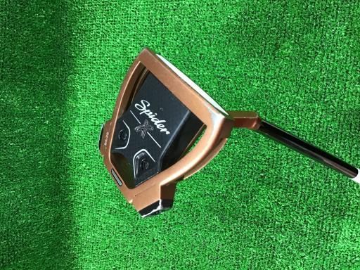 テーラーメイド Spider X COPPER スモールスラント 33インチ パター PT スチール ブラック フレックスその他 メンズ 男性用 右利き 右用 Cランク ゴルフクラブ