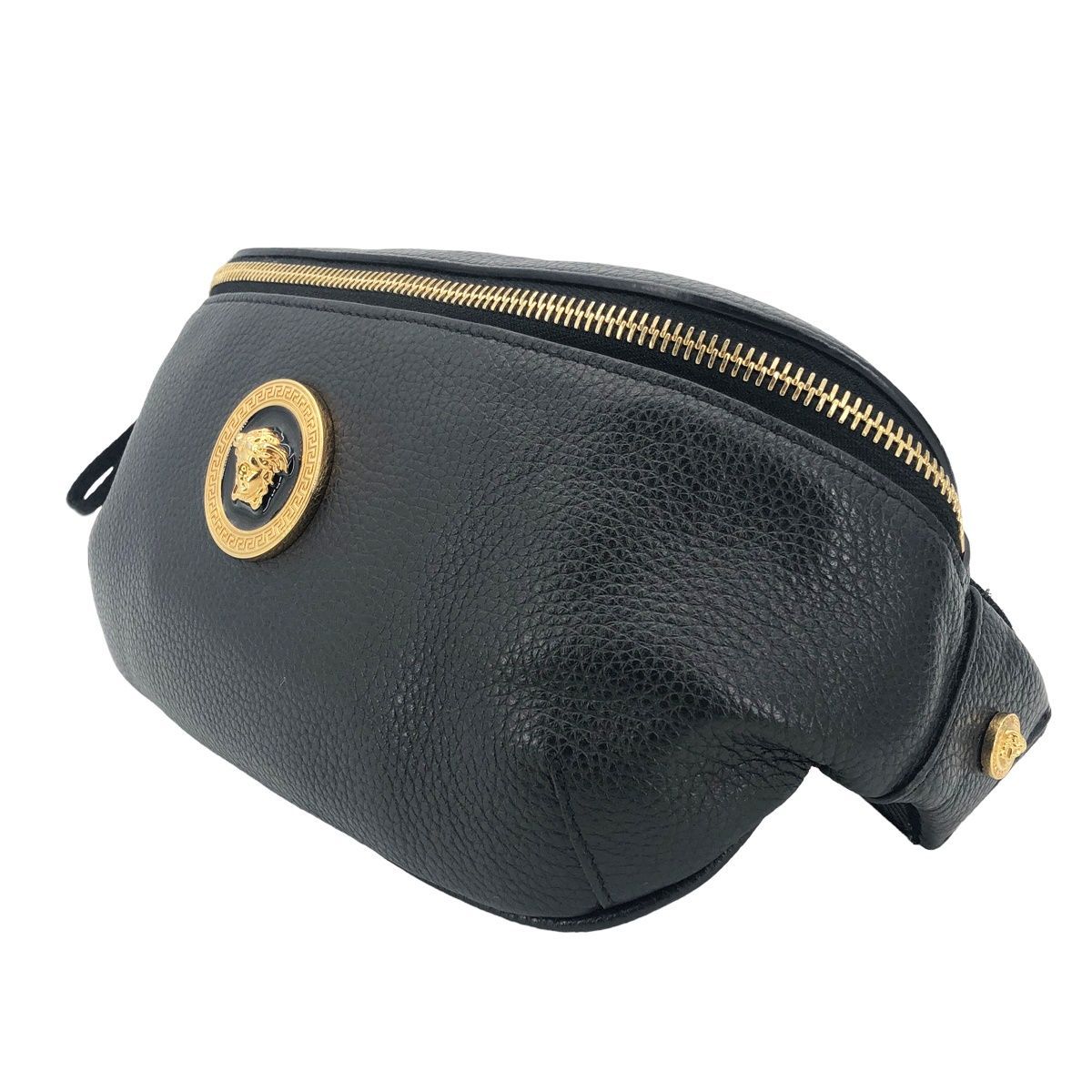 中古】 VERSACE ヴェルサーチ ボディバッグ ウエストポーチ メデューサ
