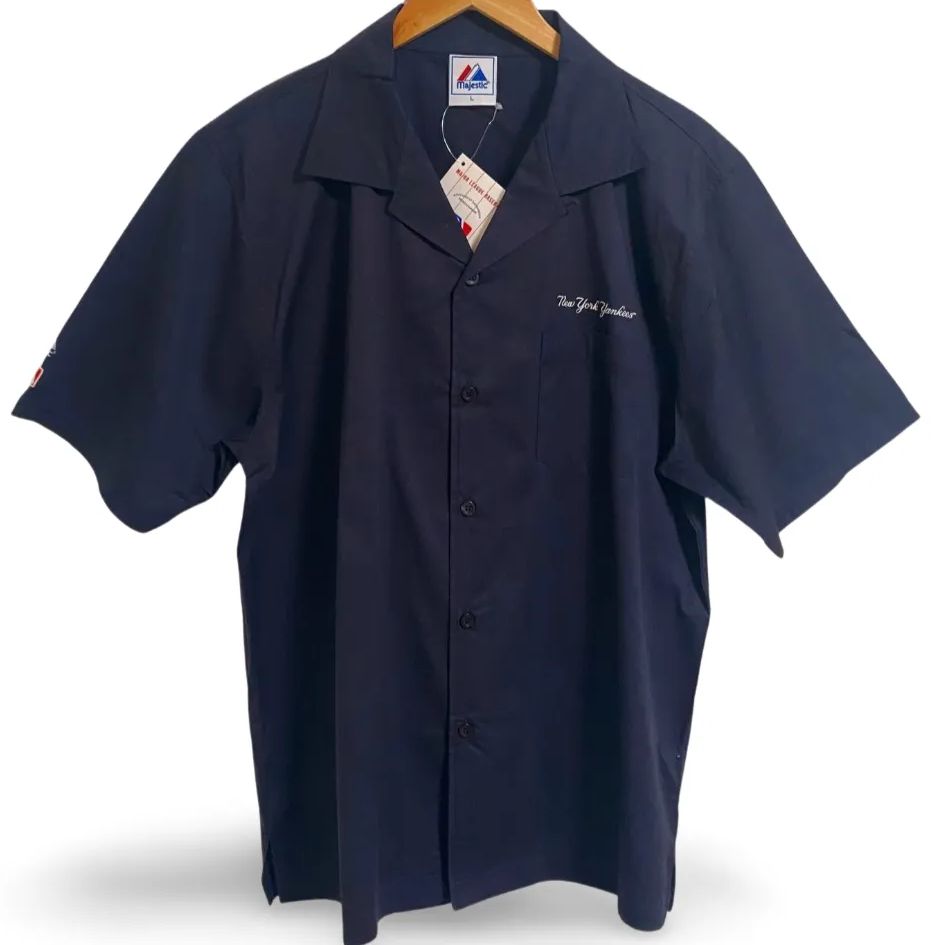 マジェスティック MLB ニューヨーク ヤンキース 刺繍 スタジャン 中綿