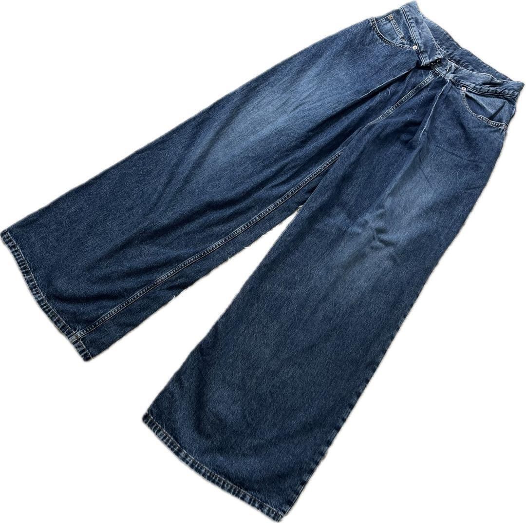 JOHN LAWRENCE SULLIVAN ジョンローレンスサリバン ワイドデニムパンツ  