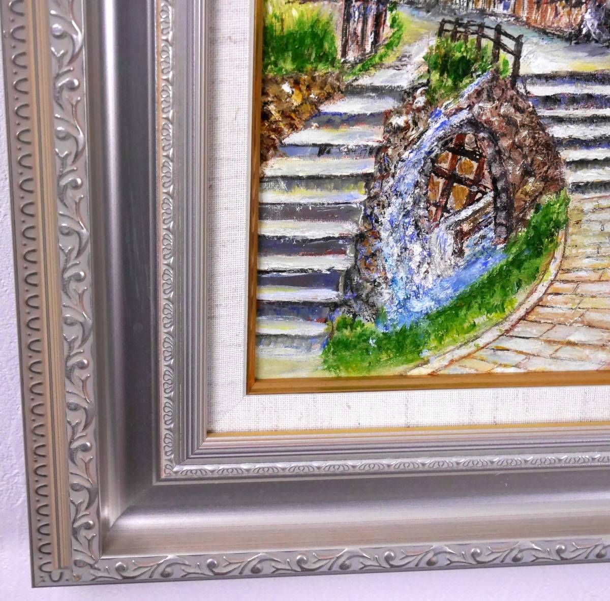 八ヶ岳　赤岳　真作保証　貴重　価値　肉筆油彩画 渡辺隆夫　風景画インテリア　額縁 八ヶ岳 赤岳 真作保証 貴重 価値 肉筆油彩画 渡辺隆夫 風景画