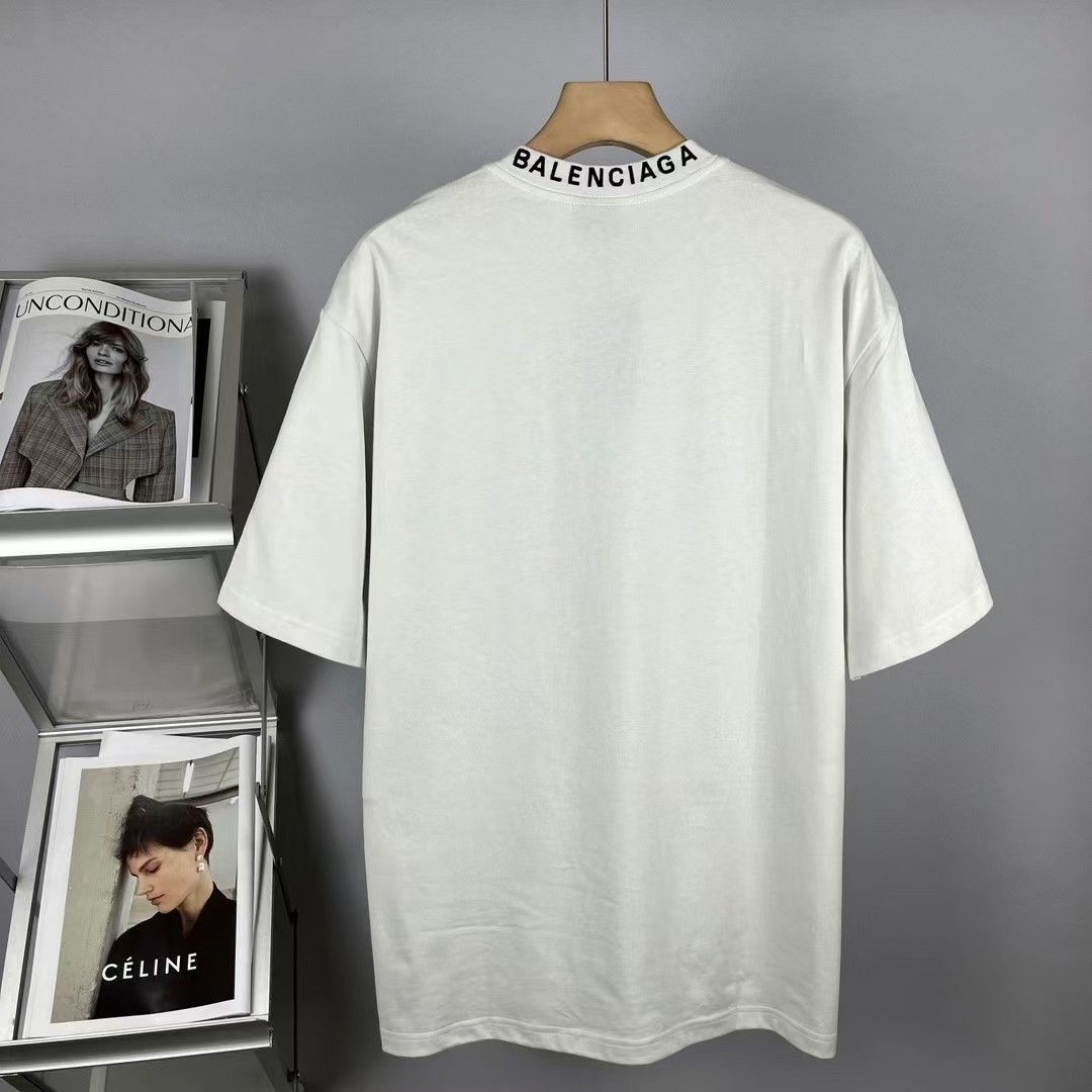 新品未使用】BALENCIAGA Tシャツ ホワイト - メルカリ