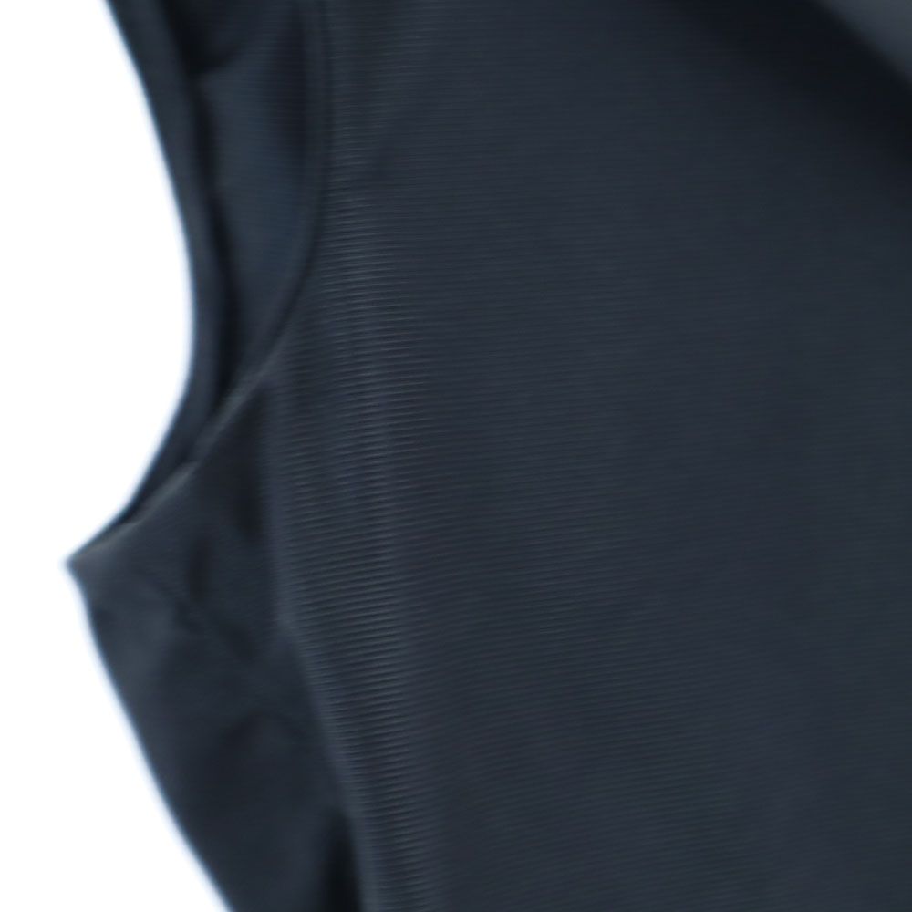 ミュウミュウ イタリア製 ノースリーブ ミニワンピース 40 ネイビー