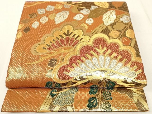 六通柄袋帯　『辻が花』　金銀糸　逸品【K】 六通柄袋帯 『辻が花』 金銀糸 逸品【K】