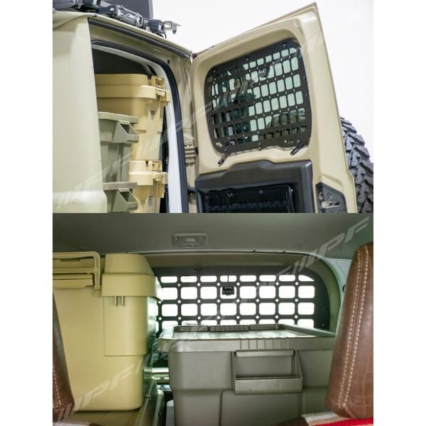 ジムニーシエラ JB74 スズキ 設計 EXPシリーズ リアウィンドウガード 無加工 ボルトオン取付 スチール製 IPF E1E1 BRIGHTFACE_UK