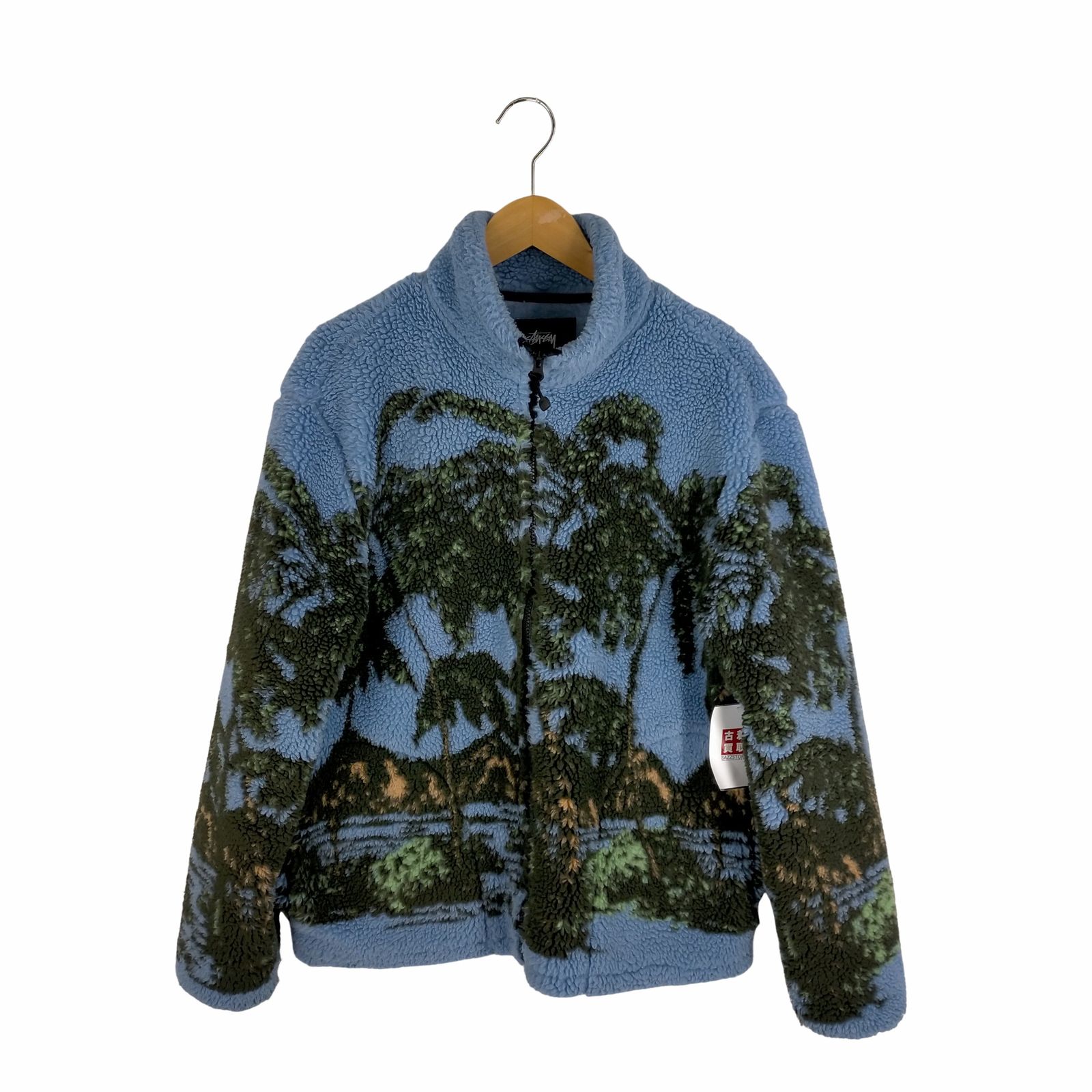 新しく着き ステューシー Stussy 19AW Hawaiian Jacquard Mock ボアフリース ジャケット・アウター