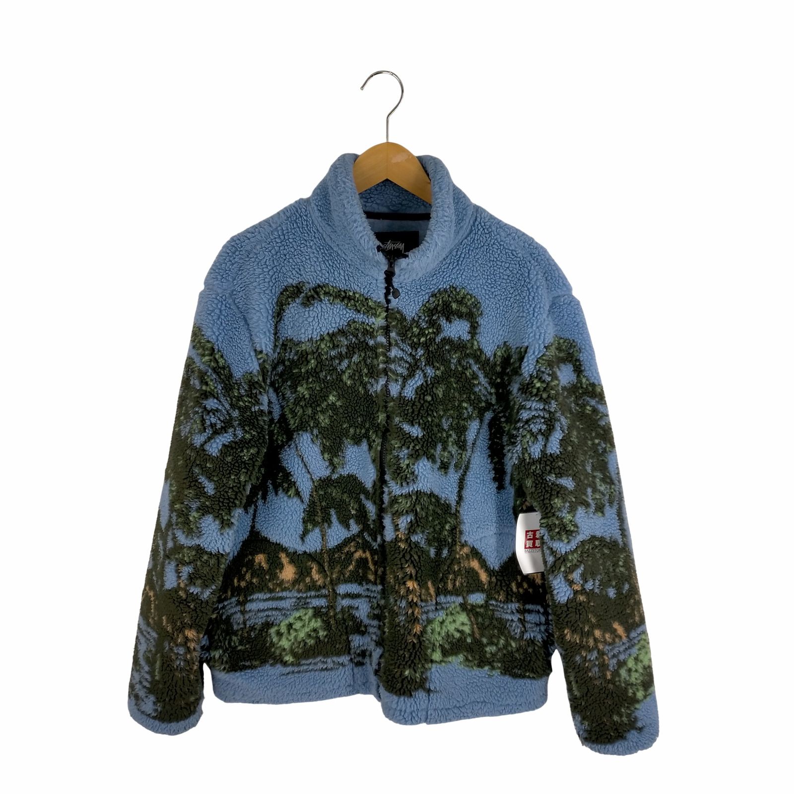 ステューシー Stussy 19AW Hawaiian Jacquard Mock ボアフリース