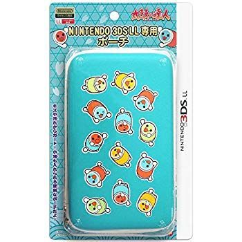 【中古】(未使用･未開封品)　太鼓の達人 NINTENDO 3DSLL専用 ポーチ ブルー f4u0baa