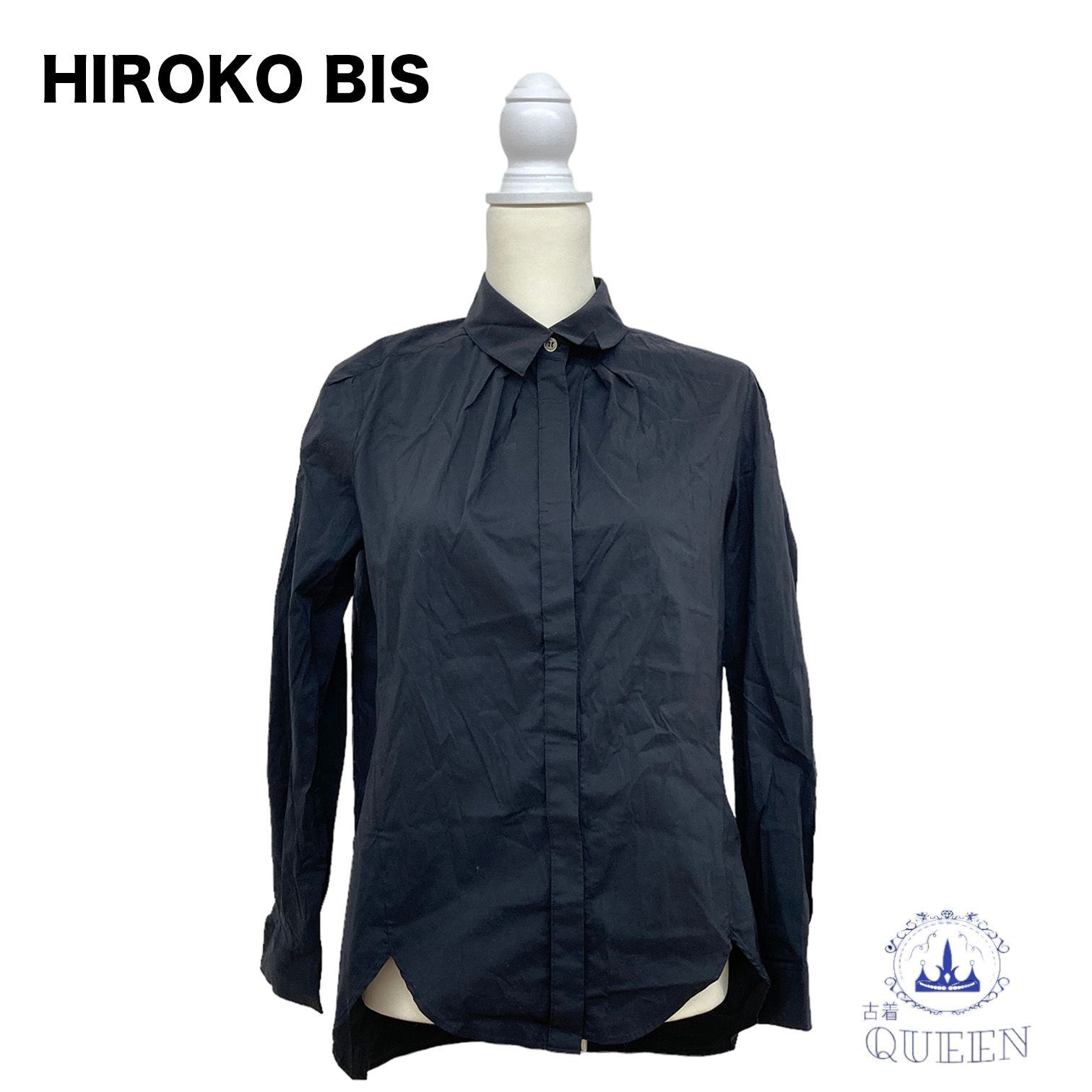 ☆訳あり☆ HIROKO BIS トップス シャツ カッターシャツ 長袖 グレー-