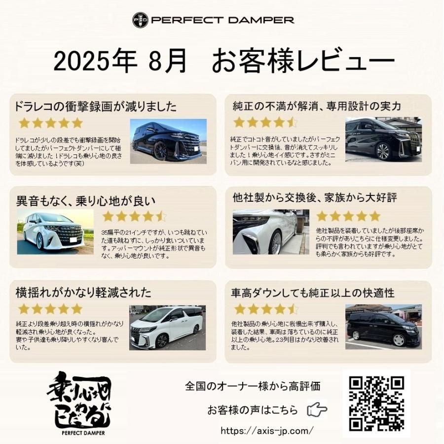 20系 アルファード ヴェルファイア 専用 車高調 パーフェクト