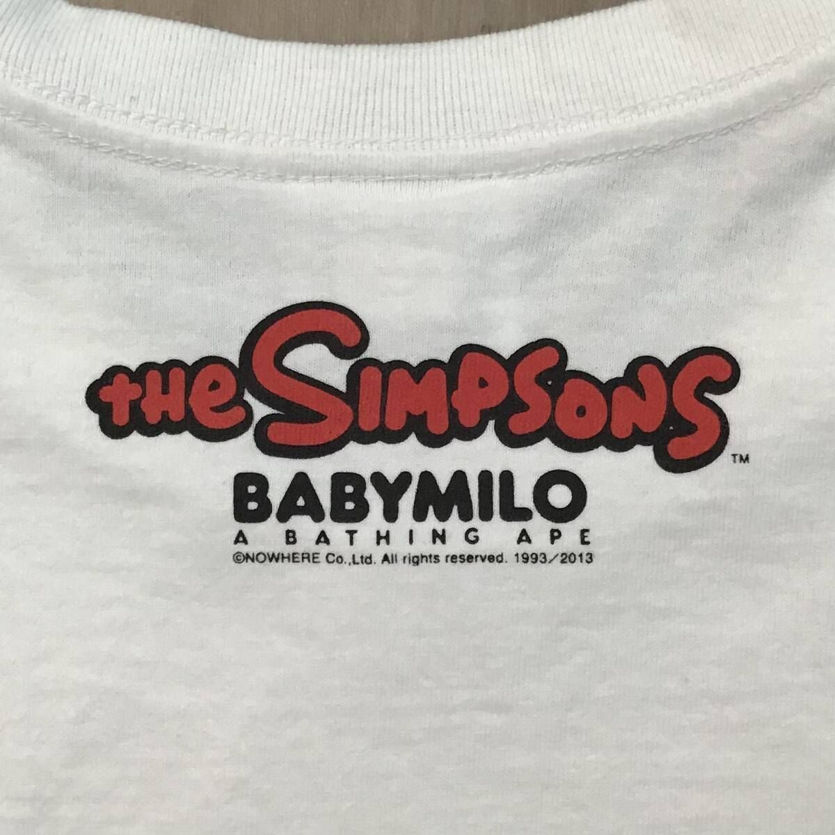 ☆美品☆ THE SIMPSONS × BAPE BABY MILO Tシャツ Sサイズ a bathing