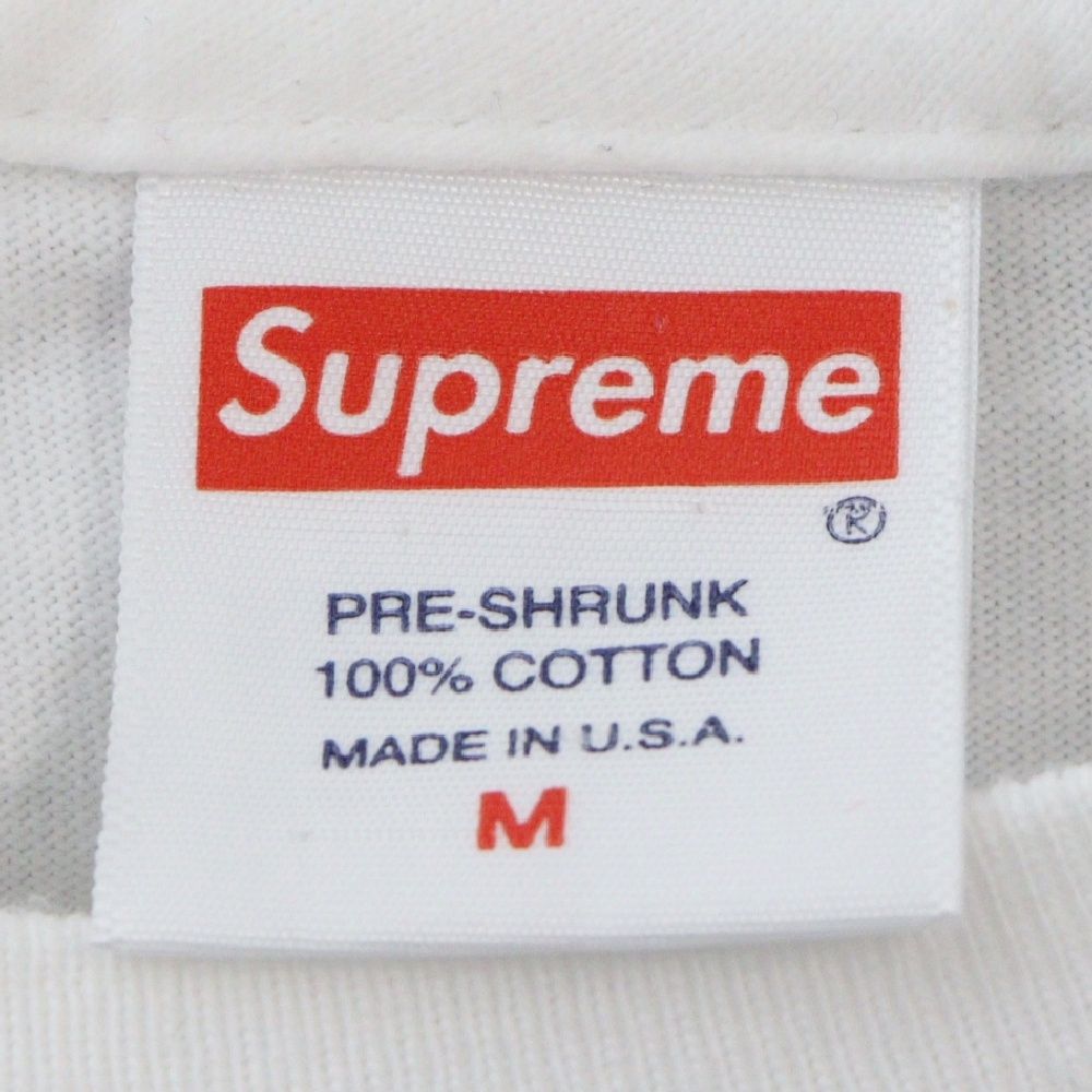 SUPREME (シュプリーム) 20AW Box Logo L/S Tee ボックスロゴ ロングスリーブカットソー 長袖Tシャツ ホワイト