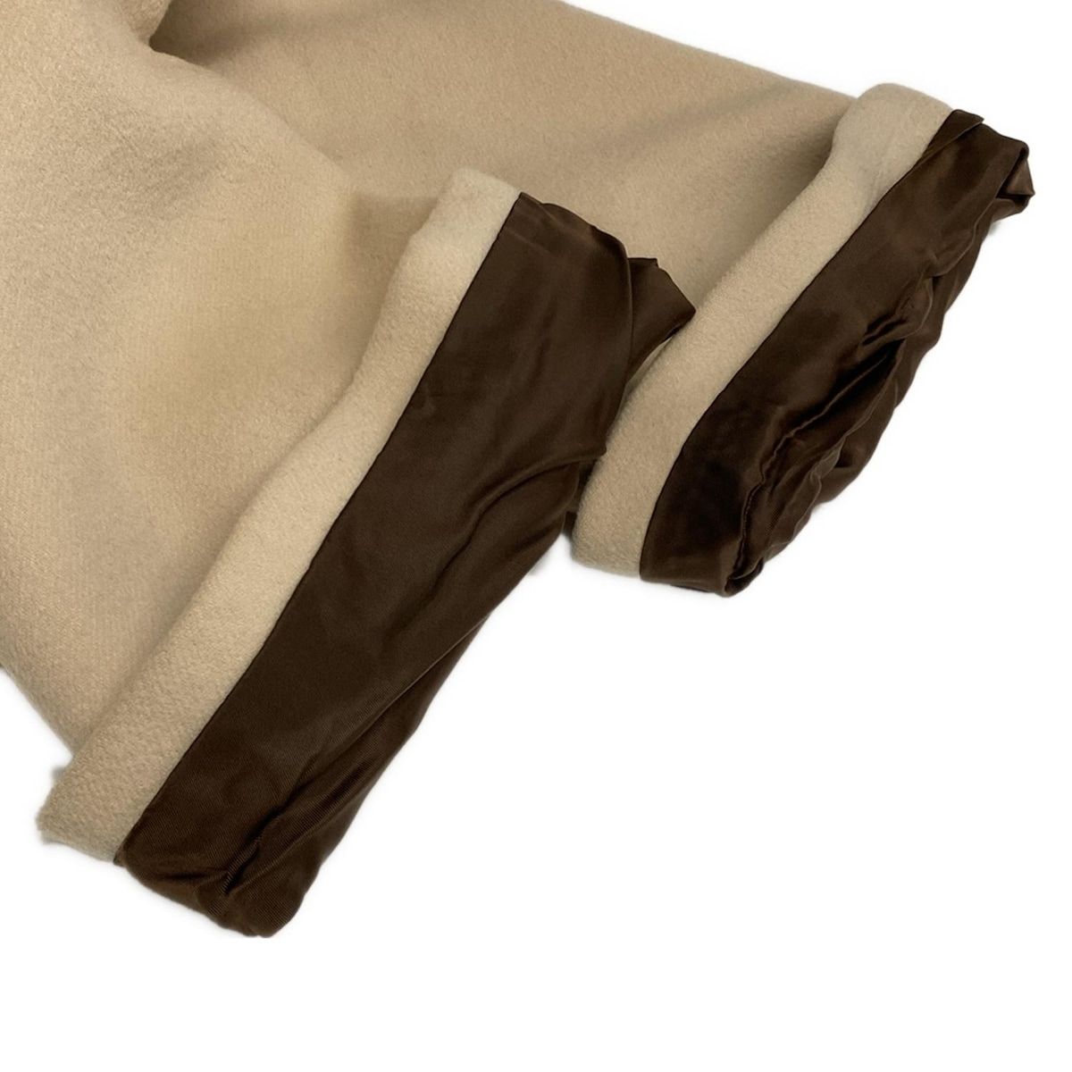 Mikako Nakamura ミカコナカムラ コート サイズ38 M レディース - ベージュ 七分袖 秋 冬 カシミヤ GULLKHAN_COM